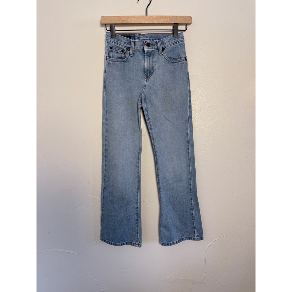 Abercrombie 1892 Kids Light Wash Straight Leg Slim Denim Jeans Size 12 Slim